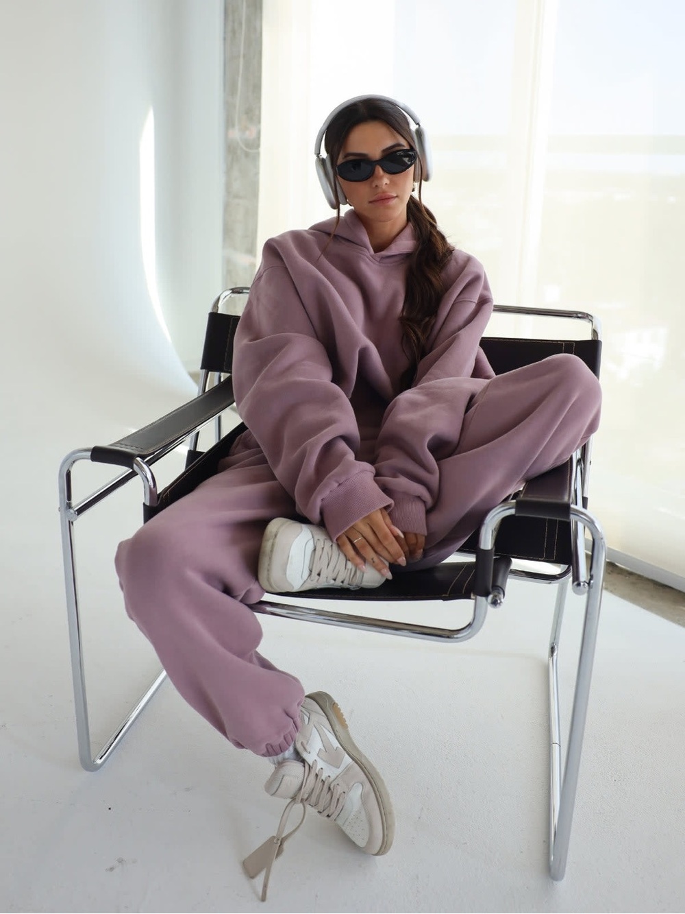 Comfrt Minimalist Sweatpants in Orchid